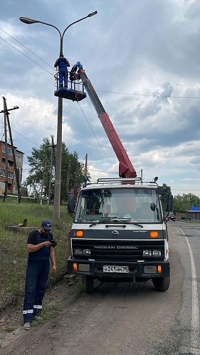 ГОРОДСКАЯ АДМИНИСТРАЦИЯ ПРОДОЛЖАЕТ РАБОТУ ПО ВОССТАНОВЛЕНИЮ ОСВЕЩЕНИЯ