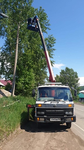 ГОРОДСКАЯ АДМИНИСТРАЦИЯ ПРОДОЛЖАЕТ РАБОТУ ПО ВОССТАНОВЛЕНИЮ ОСВЕЩЕНИЯ