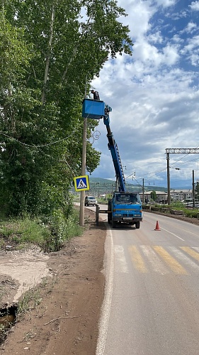 ГОРОДСКАЯ АДМИНИСТРАЦИЯ ПРОДОЛЖАЕТ РАБОТУ ПО ВОССТАНОВЛЕНИЮ ОСВЕЩЕНИЯ